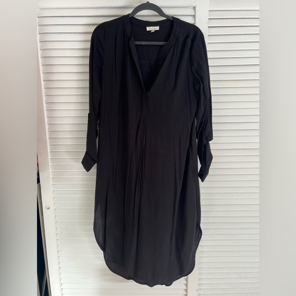 alex & lili black dress/tunic size M